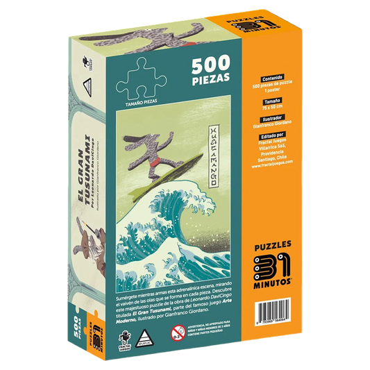 Puzzle 500 pcs - El Gran Tusunami