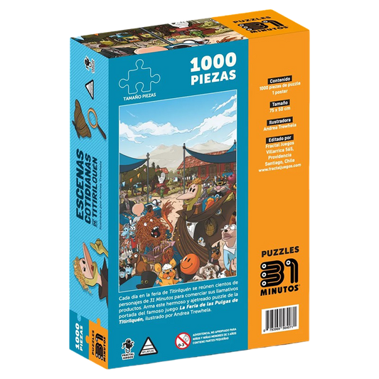 Puzzle 1000 pcs - Escenas Cotidianas de Titirilquén