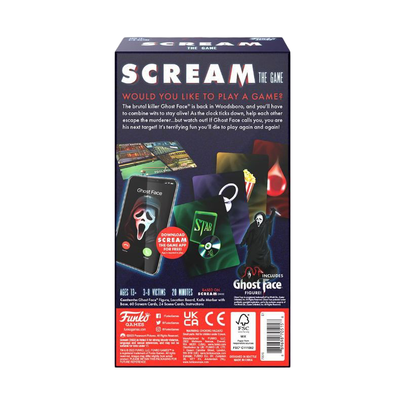 Scream El Juego (Inglés)