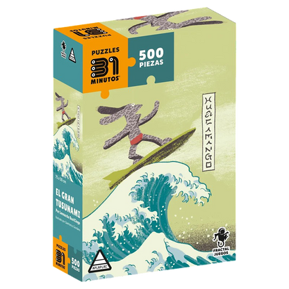 Puzzle 500 pcs - El Gran Tusunami