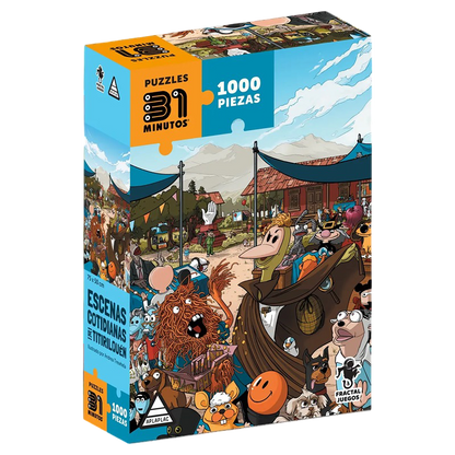 Puzzle 1000 pcs - Escenas Cotidianas de Titirilquén