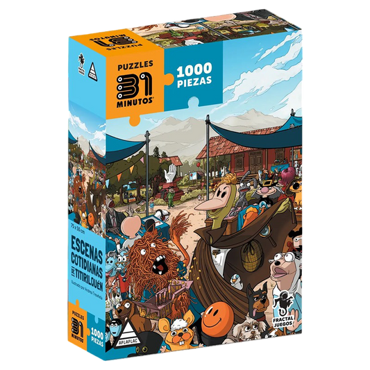 Puzzle 1000 pcs - Escenas Cotidianas de Titirilquén
