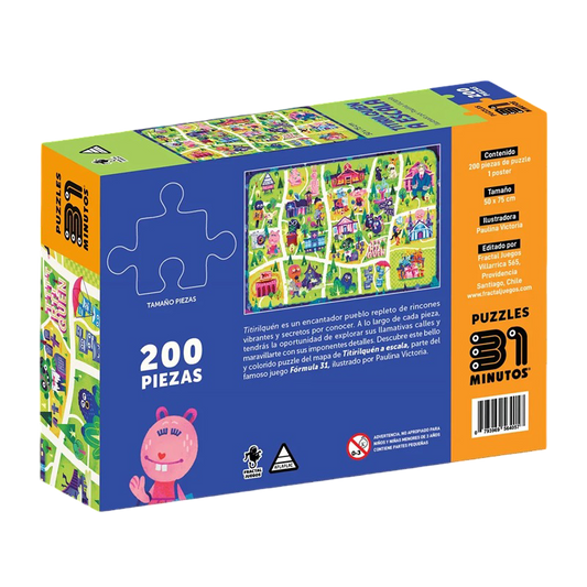 Puzzle 200 pcs - Titirilquén a Escala